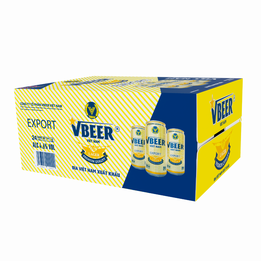Sản phẩm VBeer - Bia Việt Nam Xuất Khẩu